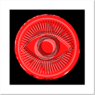 Evil Eye Symbol – Red Posters and Art